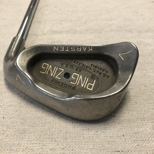 Used Ping Zing 7 Iron Steel Uniflex Golf Individual Irons