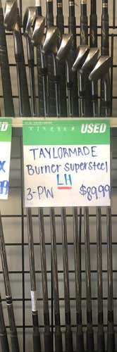Used Taylormade Burner Supersteel 3i-pw Steel Regular Golf Iron Or Hybrid Sets