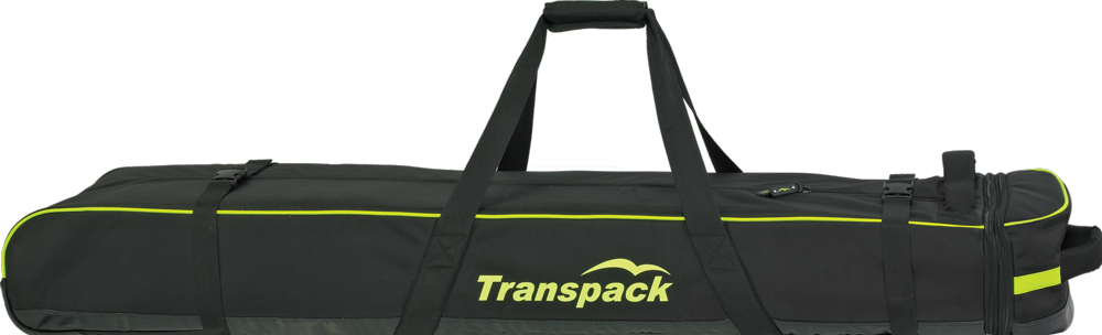 New Transpack Ski Vault Double Pro Rolling Bag Electric Yellow