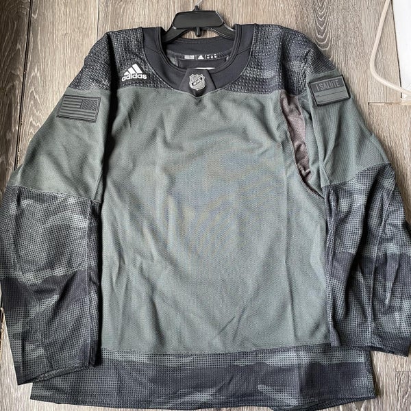 Adidas Blank NHL Salute To Service USA Camo Hockey Jersey Size 52 Green $280