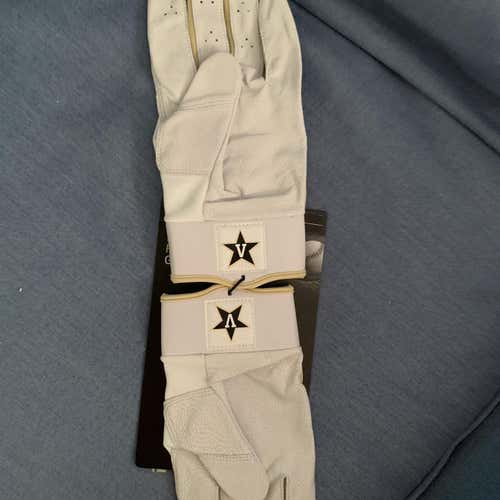 Vanderbilt Vandyboys College Issue Nike Force Elite Batting Gloves Pair 2/2