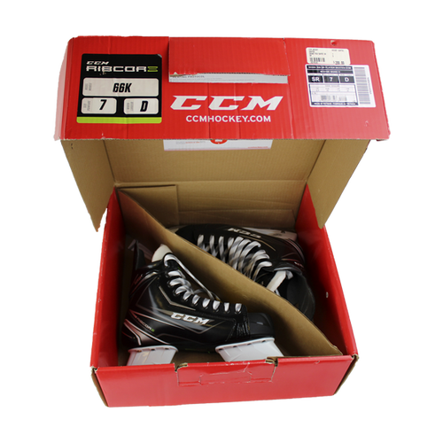 New Senior CCM RibCor 66K Hockey Skates Regular Width Size 7 - 165