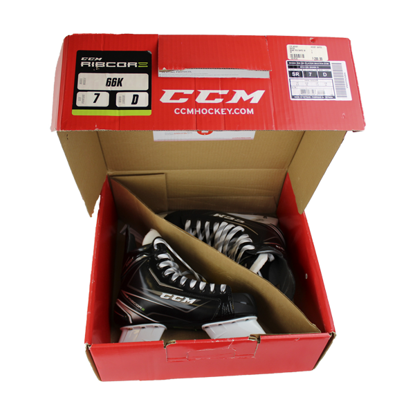 New Senior CCM RibCor 66K Hockey Skates Regular Width Size 7 - 165