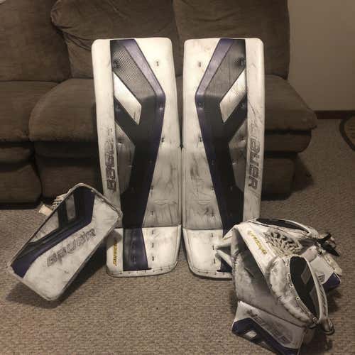 Purple Senior 36" Regular TotalOne NXG Pro Stock Goalie Full Set