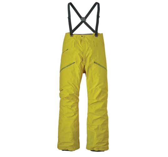 Yellow Men's Used Adult Medium Patagonia Ski Pants
