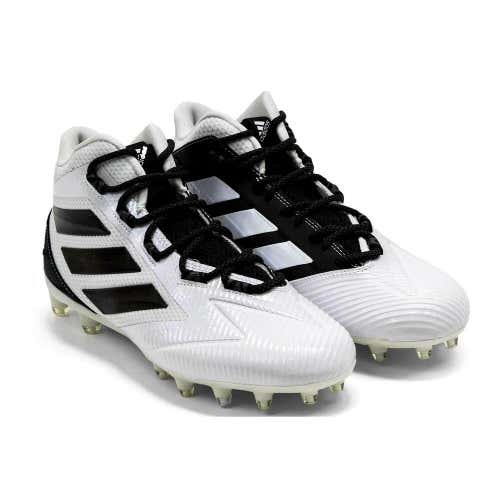 ADIDAS FREAK CARBON MID FOOTBALL CLEATS SHOES MENS SIZE 11.5 BLACK WHITE LACROSSE LIGHT BRAND NEW RB