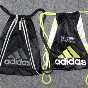 Lot Of 2 Adidas Black Equipment String Bags