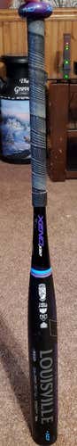 Purple Used High School/College 2020 Louisville Slugger Composite Xeno Bat (-10) 22 oz 32"
