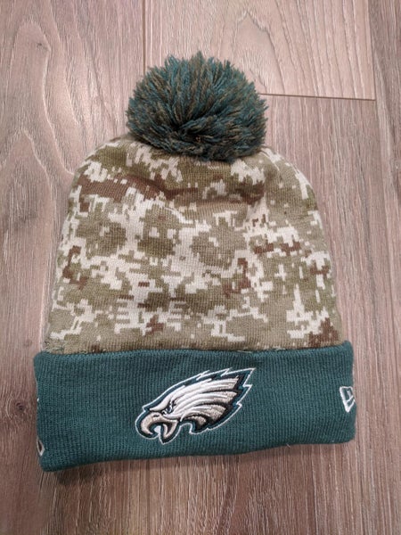 Philadelphia Eagles 2022 SALUTE-TO-SERVICE Knit Beanie Hat