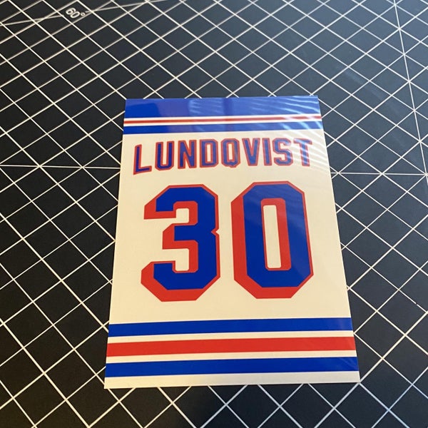 Rangers retire Lundqvist's jersey