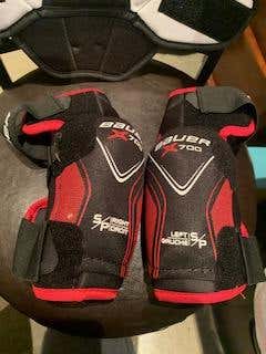 Used Junior Small Bauer Elbow Pads
