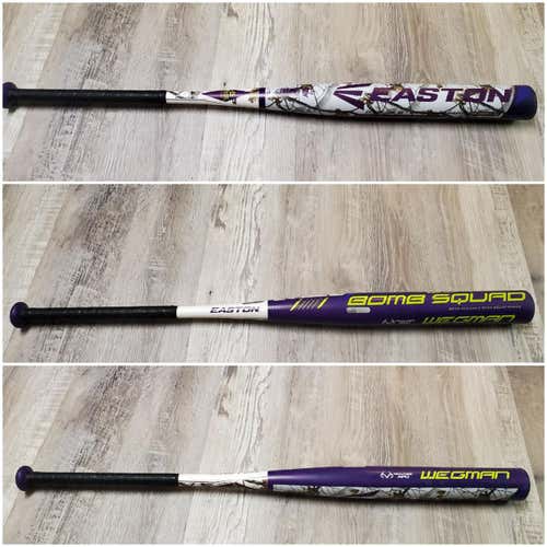 Easton Bomb Squad Brian Wegman 34" 27oz, 2oz End Load Slowpitch Mens Softball Bat.