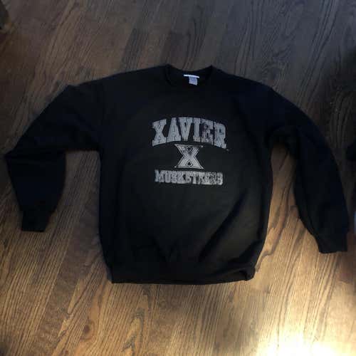 Black Vintage Xavier Crew neck Adult Medium