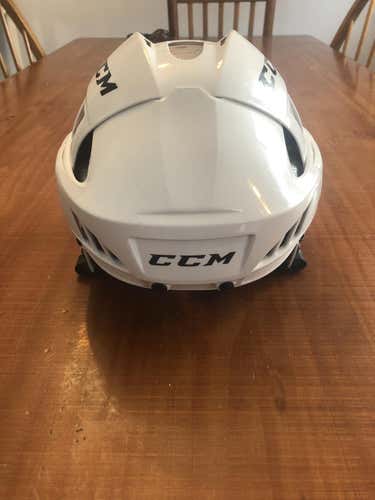White Used Small CCM FL80 Helmet