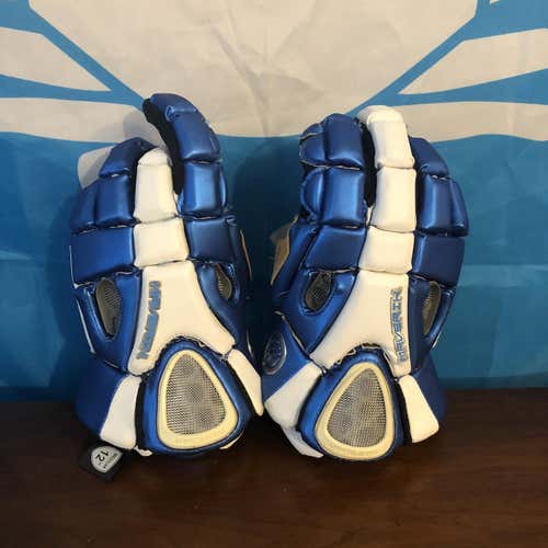 Blue New Player's Maverik Rome NXT 12" Lacrosse Gloves