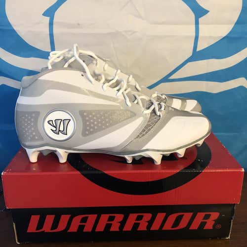 White Men's WarriorMolded Cleats High Top