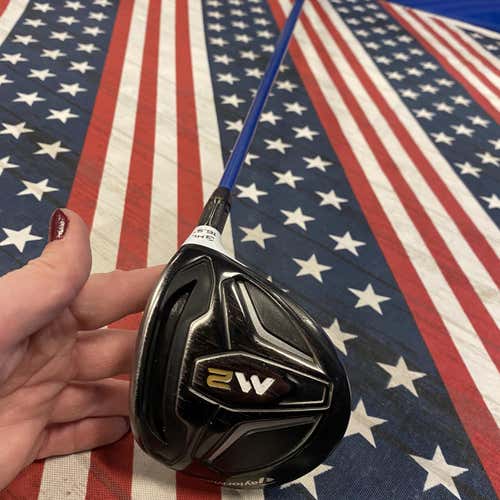 Used Men's RH TaylorMade M2 Stiff Flex 3 Wood Fairway Wood-155214