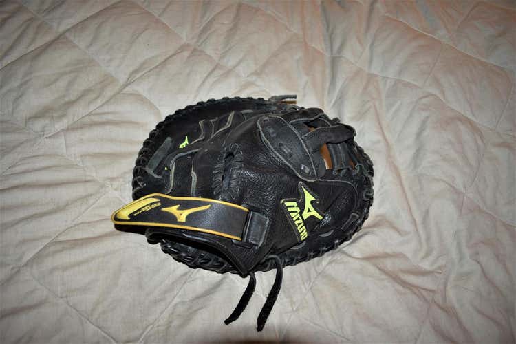 Mizuno GXS 101 Baseball Catchers Glove, Black, 32.5 Inches