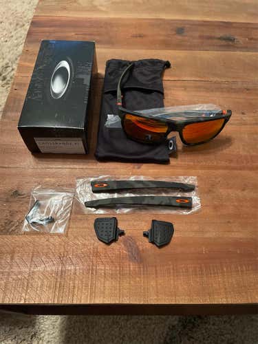Oakley Matte Green Camo Crossrange XL Sunglasses