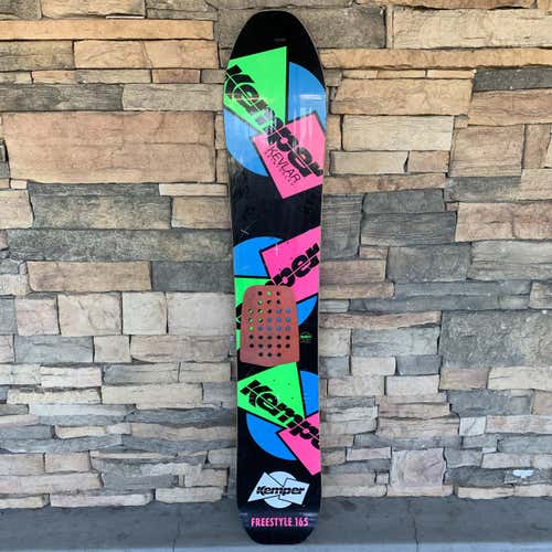 Used Vintage Kemper Freestyle 165 cm Adult Snowboard Deck