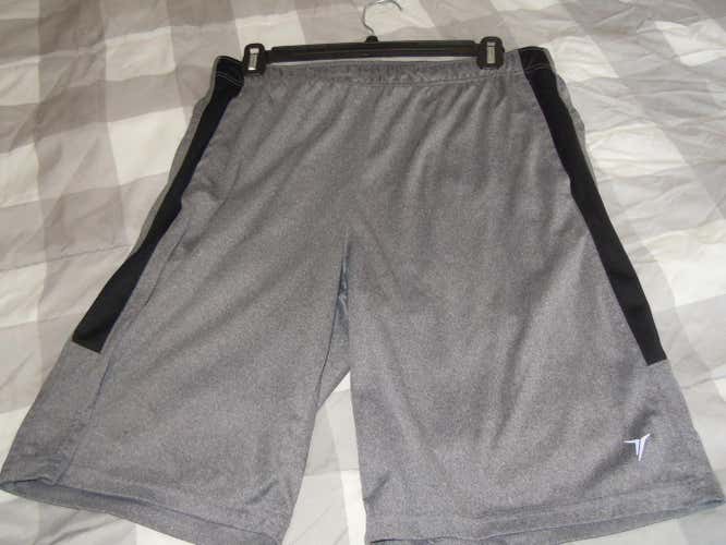 USED OLD NAVY ACTIVE  SHORTS LIGHT GRAY Unisex Adult Small -ATHLETIC-FITNESS