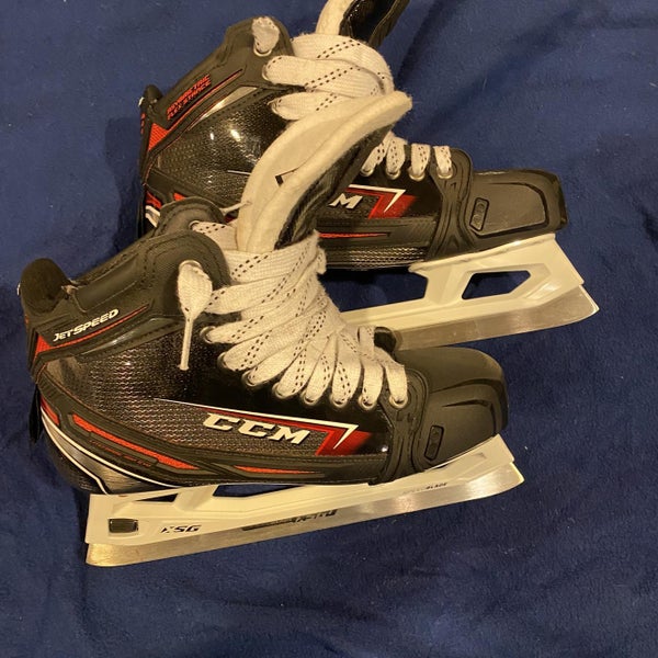 Senior CCM Jetspeed FT2 Regular Width Pro Stock Size 8 Hockey Goalie Skates