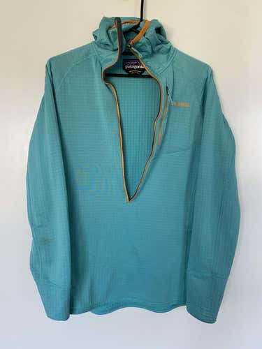 Patagonia R1 Fleece Hoody Pullover - Women's M - BROKEN ZIPPER