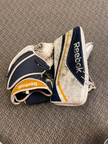 White Senior Regular Premier X24 Glove/Blocker