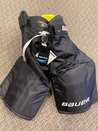 Black Senior Large Bauer Supreme S27 Hockey Pants