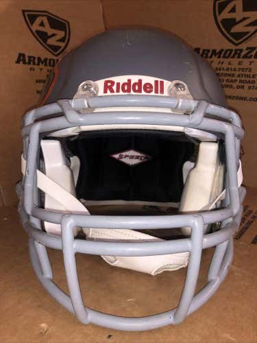 USED RIDDELL ADULT SPEED FOOTBALL HELMET - MEDIUM - FLAT CHARCOAL