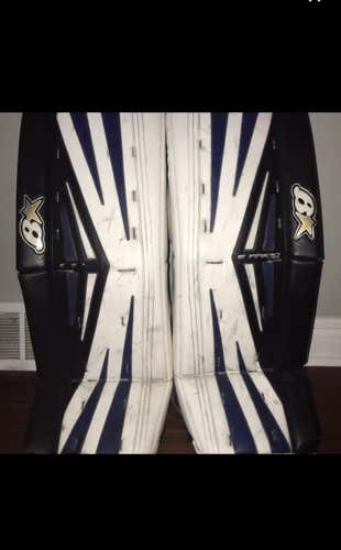 Blue Senior 34" Brian's Subzero 7.0 Goalie Leg Pads