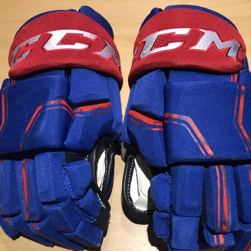 Blue Senior CCM HGQL 15" Pro Stock Gloves