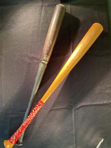2 BATS!!  Used Kid Pitch 9Y-13Y USSSA Cert 2013 AXE Wood Composite Maple Composite Bat -5 24oz 29"