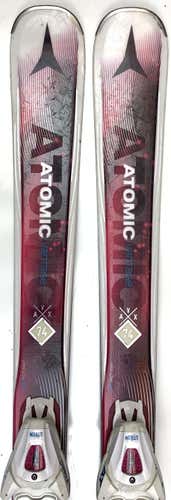 Used Atomic 74 Vantage X All Mountain Skis with Bindings Size 140 (Option 2004852)