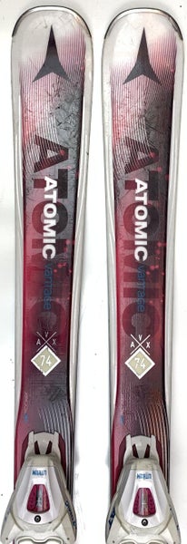 Used Atomic 74 Vantage X All Mountain Skis with Bindings Size 140 (Option 2004852)
