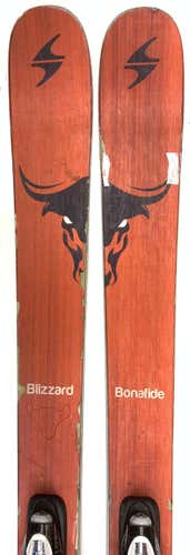 Used Blizzard Bonafide All Mountain Skis with Bindings Size 180 (Option 2030112)