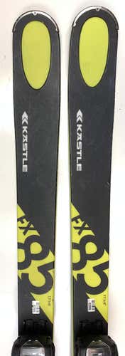 Used Kastle FX 85 All Mountain Skis with Bindings Size 173 (Option 2010424)