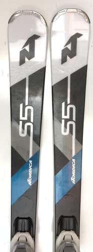 Used Nordica Sentra S5 All Mountain Skis with Bindings Size 140 (Option 2004816)
