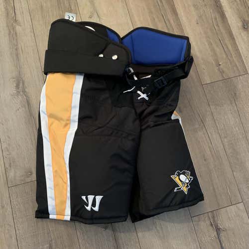 Black Senior Large Warrior Pro Stock Hockey Pants