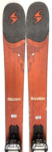 Used Blizzard Bonafide All Mountain Skis with Bindings Size 166 (Option 2010396)