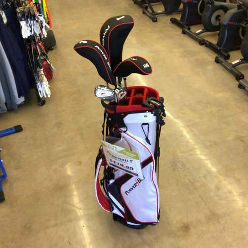 Used Powerbilt Ex-750 10 Piece Steel Regular Golf Club Sets Mens