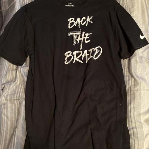 Back The Braid Lacrosse Shirt