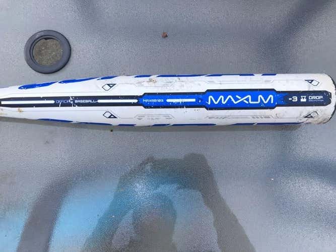 Used High School/College BBCOR Certified 2017 Combat Alloy Maxum Bat (-3) 30 oz 33"