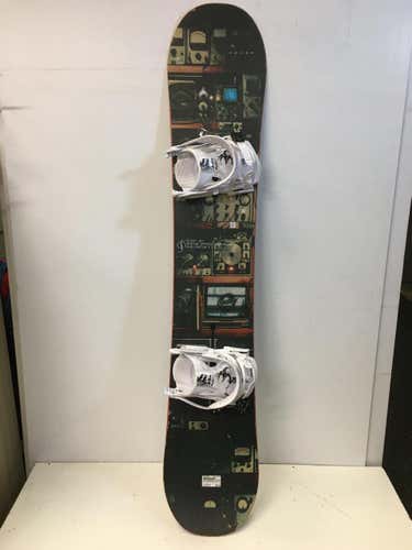 Used Burton Blunt New Matrix 611 M L Binding 157 Cm Snowboard Mens Combo