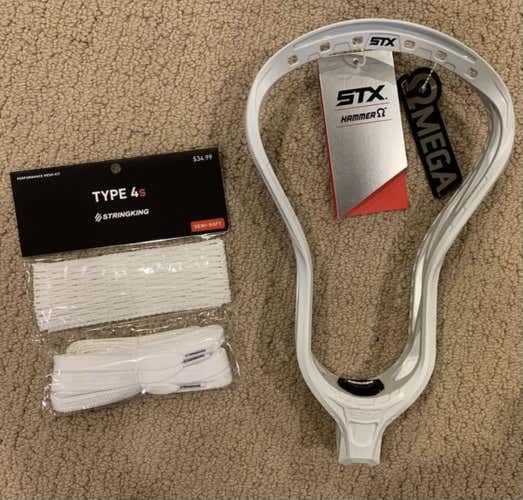 New w/ tags STX Hammer Omega + Stringking Type 4S mesh kit & performance strings