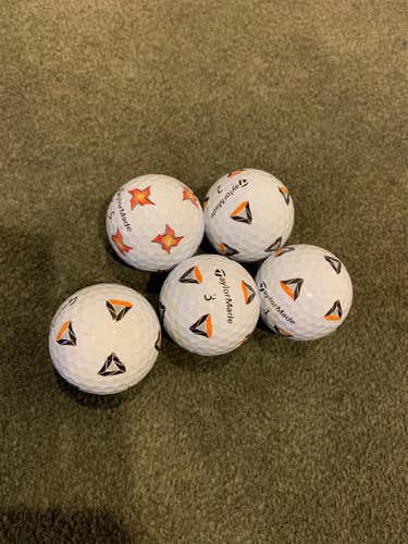 Used TaylorMade TP5X Balls