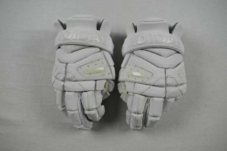 White New Adidas Freak Lacrosse Gloves 12"