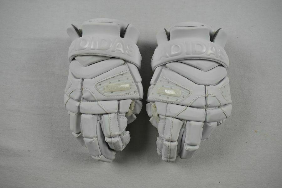 White New Adidas Freak Lacrosse Gloves 12"