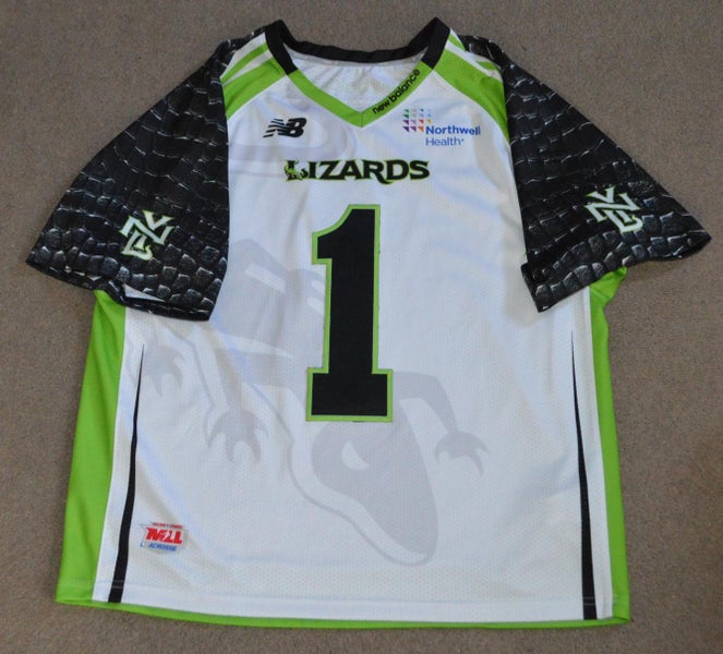 2019 New York Lizards Game Worn Used New Balance MLL Lacrosse Jersey