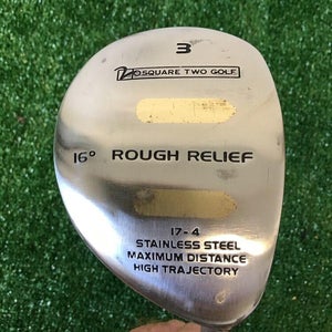 Square Two Rough Relief 3 Wood 16* Regular Graphite Shaft